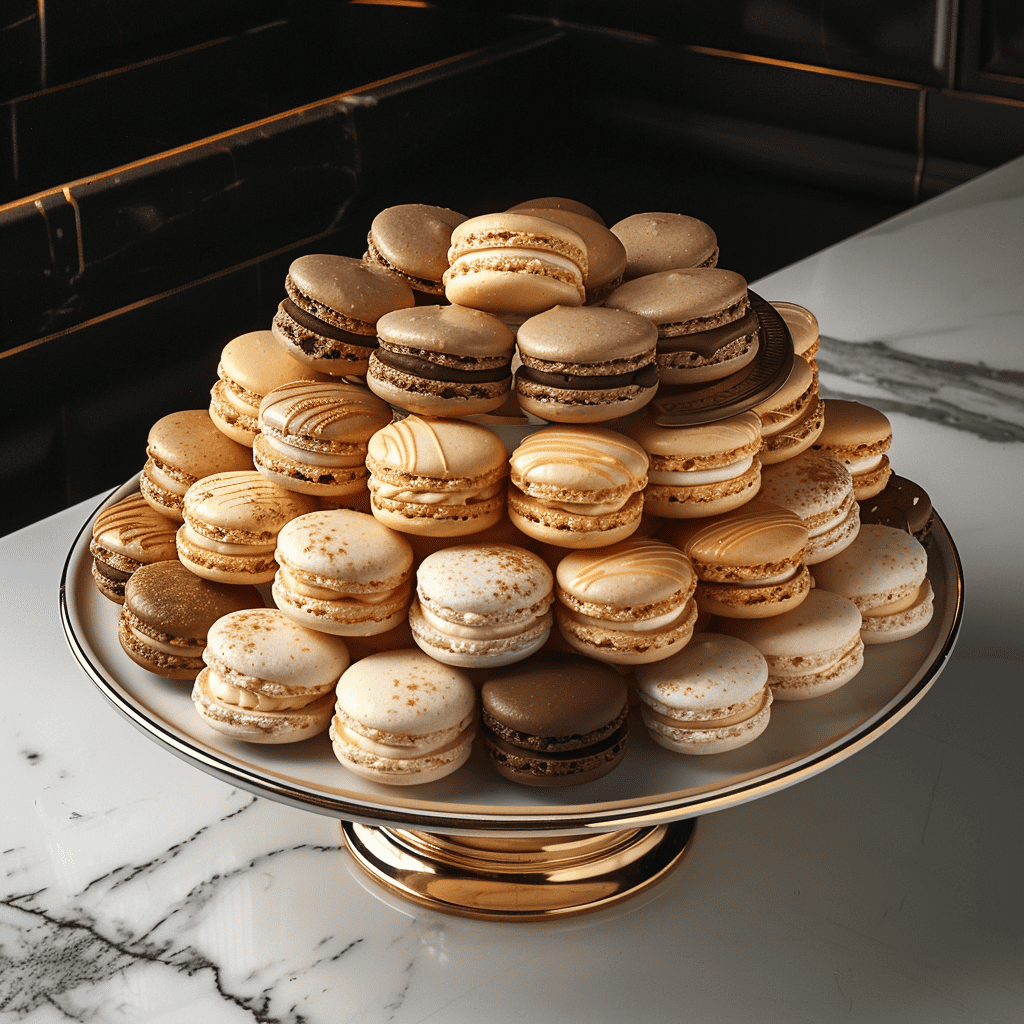 MACARON BAR $6/PP Assorted flavor of Vanilla, Hot chocolate, salted caramel, 2 per person