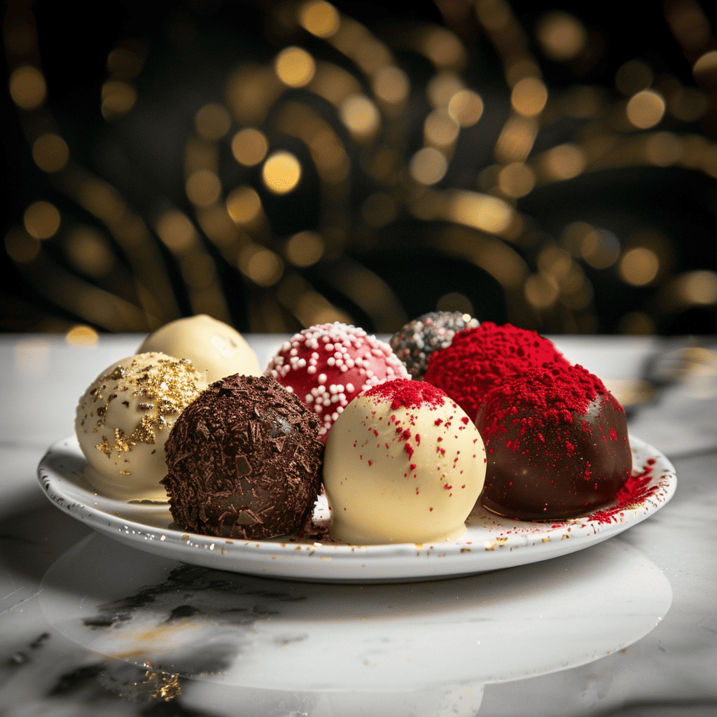 CAKE TRUFFLES $36 Chocolate Strawberry Red velvet Lemon Lavender Vanilla Salted Caramel