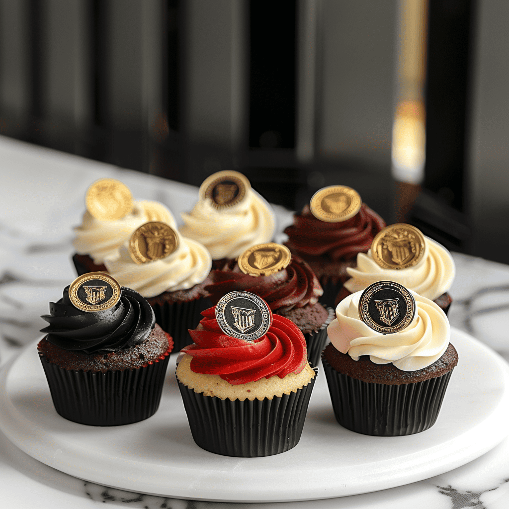 Branded Cupcakes $65/dz Vanilla, Chocolate, Marble, Red velvet